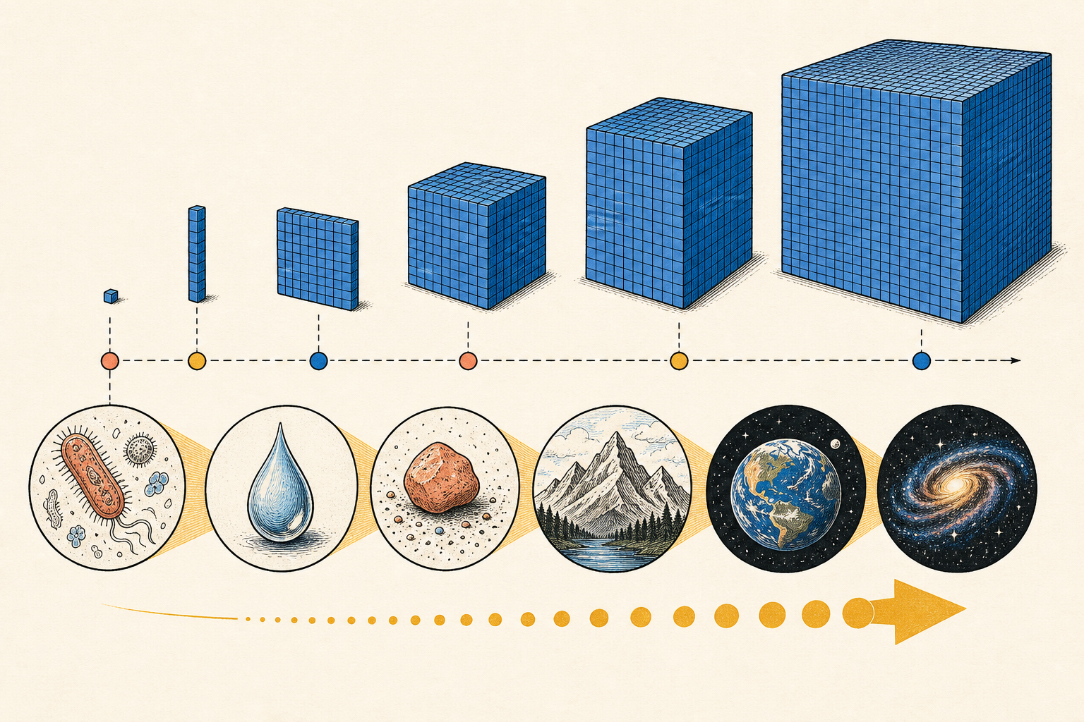 Editorial math illustration for Understanding and Using Powers of 10