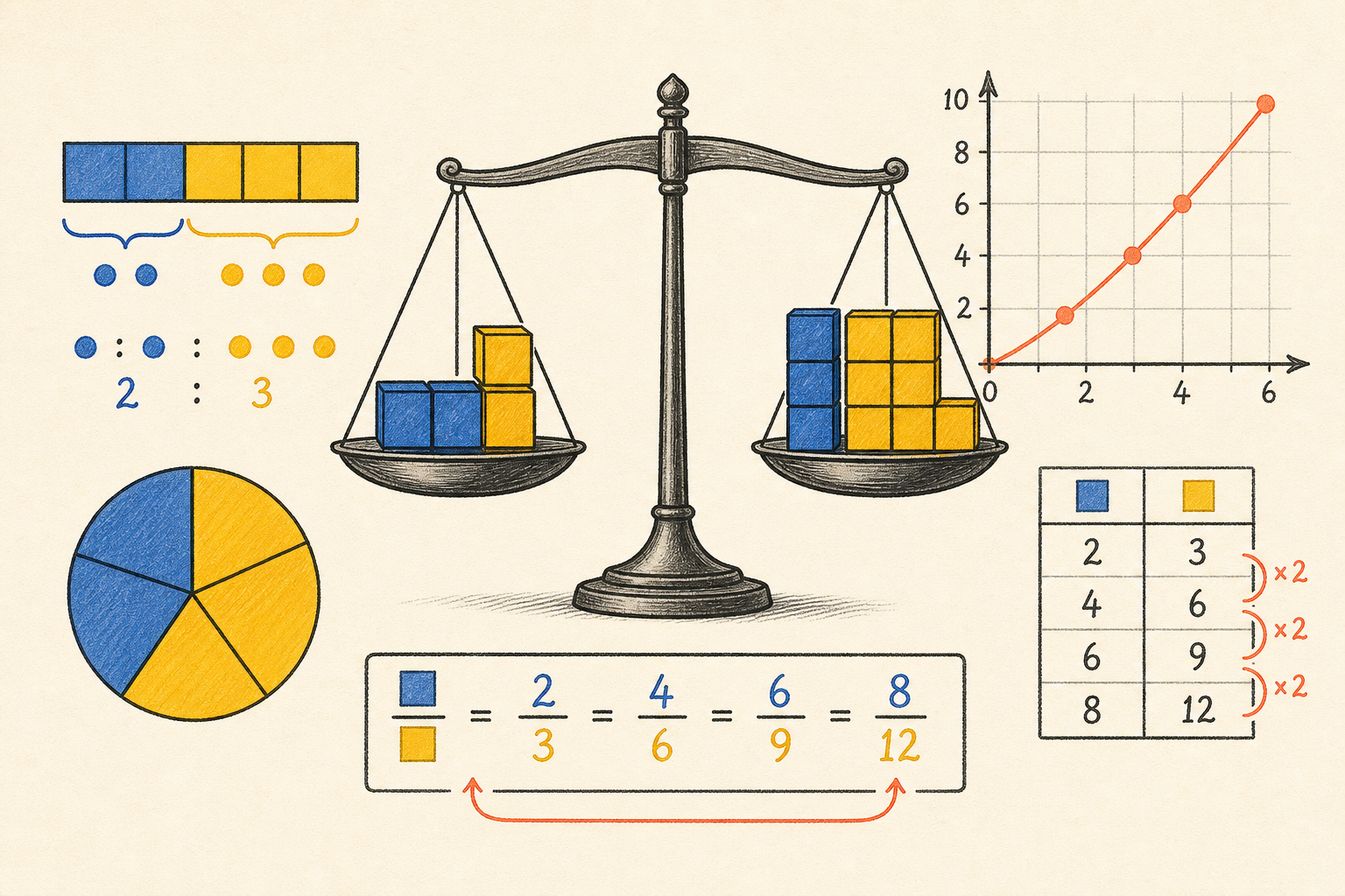 Editorial math illustration for Applying Ratios
