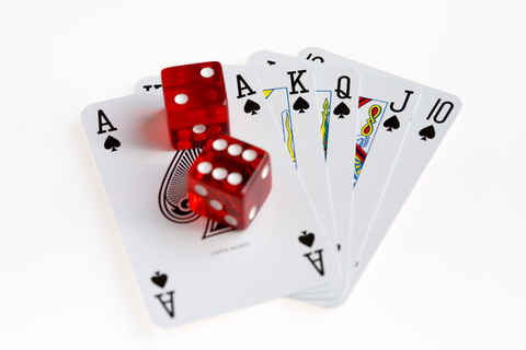 Picture of numbers on an blue background