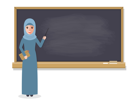 Picture of woman teaching class